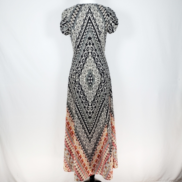 Fire Los Angeles Aztec Print Maxi Dress - Picture 4 of 10